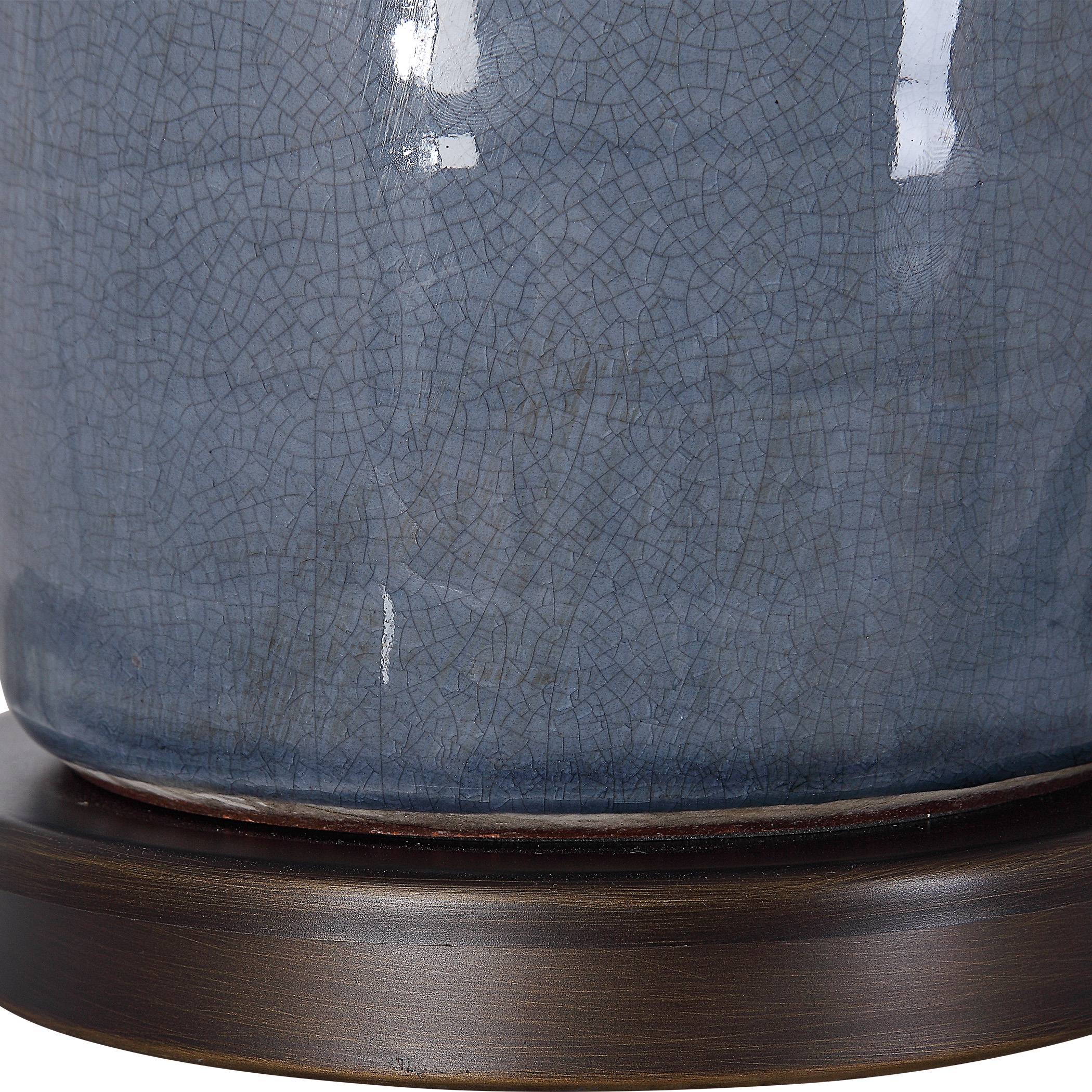Vicente Slate Blue Table Lamp - Image 1