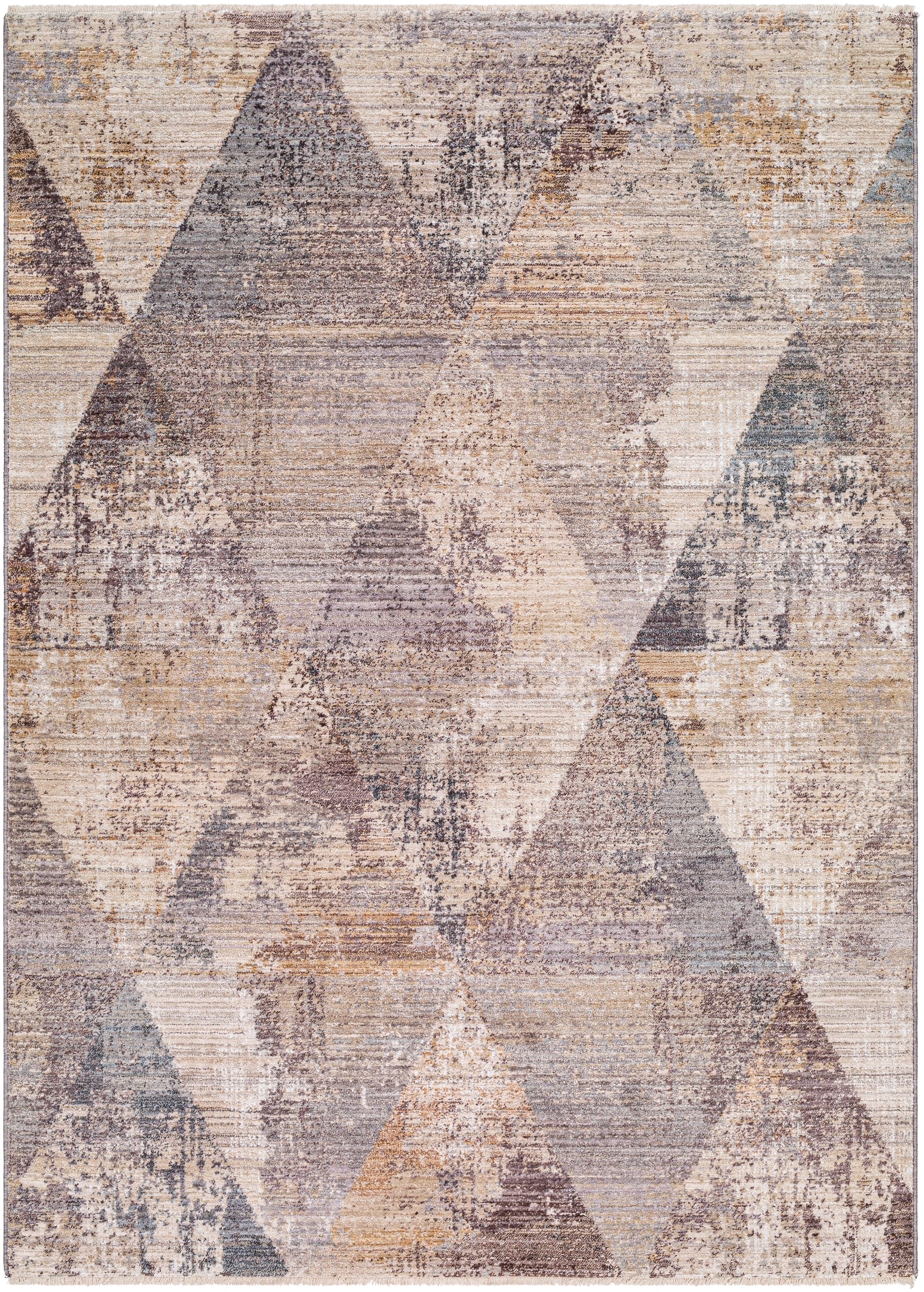 Aida Beige Indoor 8'10" x 13' Machine Woven Rug - Image 0