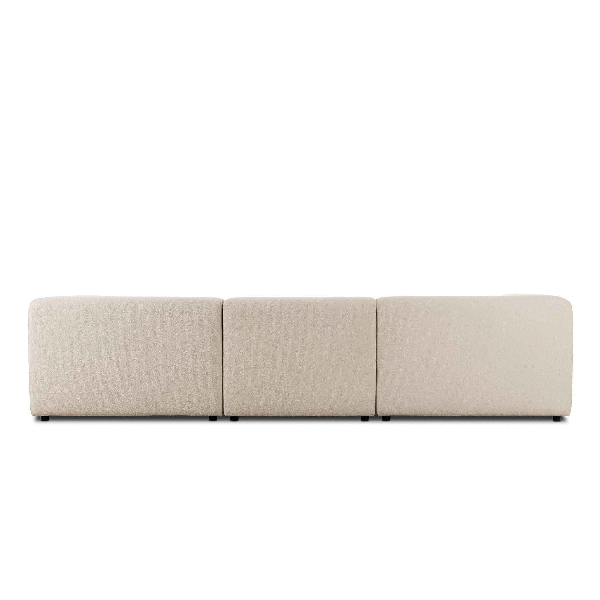 Lawndale 3 Piece Sectional - Fayette Cloud - Image 4