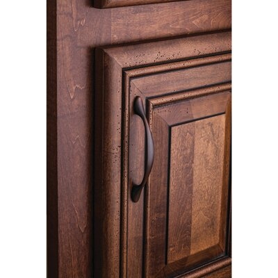 128 Mm Center-To-Center Satin Bronze Arched Somerset Cabinet Pull - Image 0