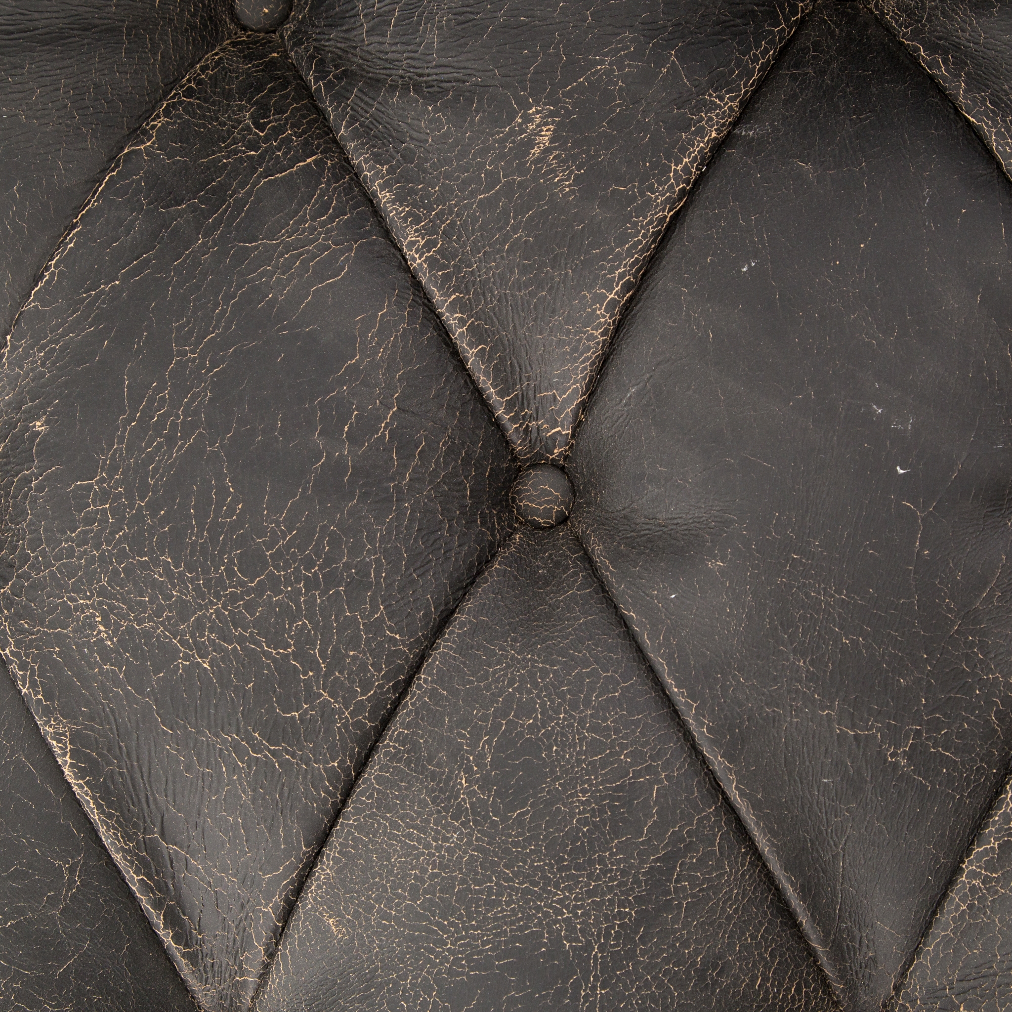 Afia Leather Sofa, Distressed Black - Image 5