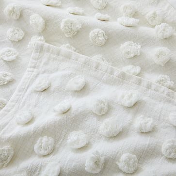 Candlewick End of Bed Blanket, Twin, White - Image 2