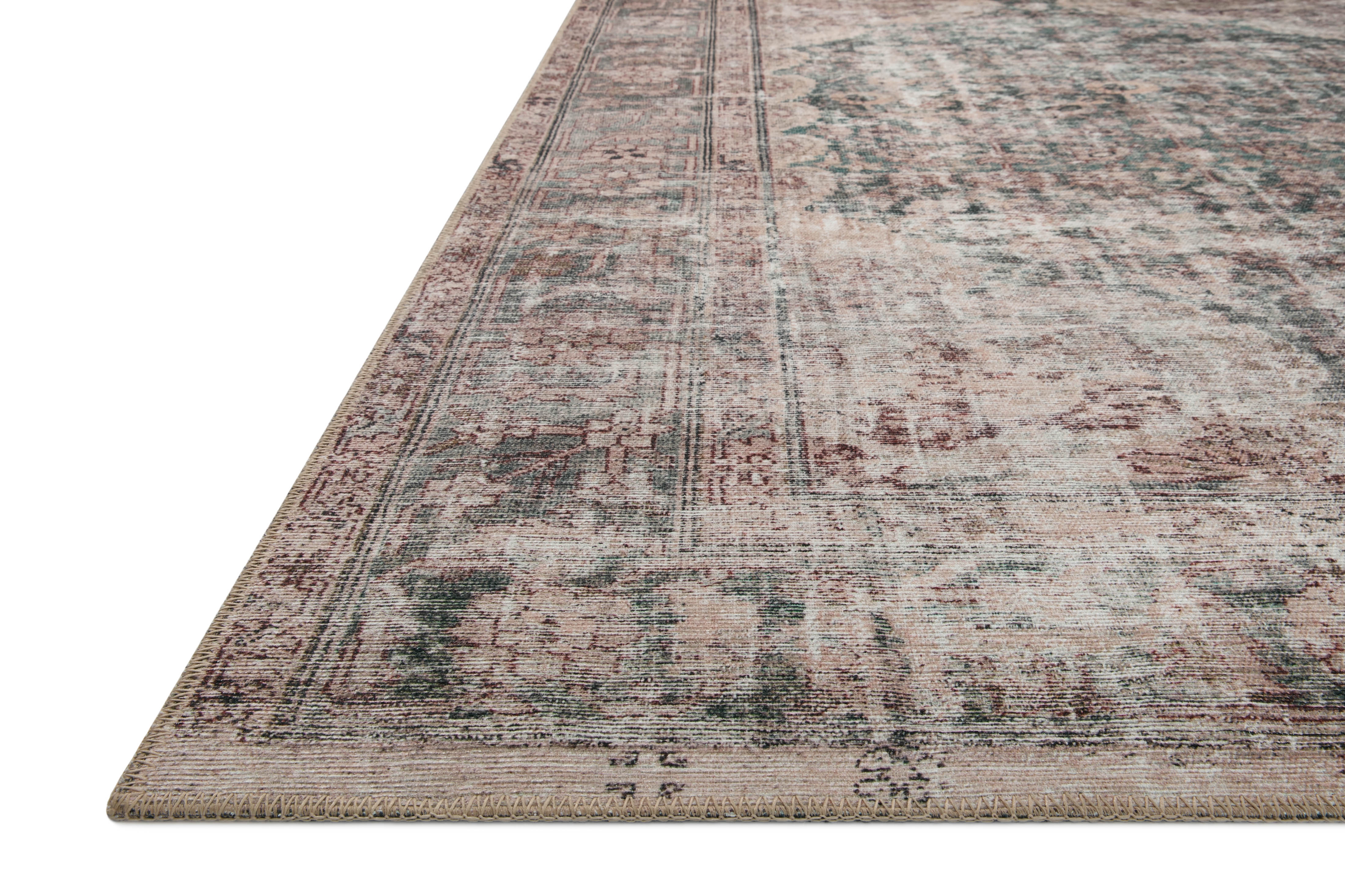 Amber Lewis x Loloi Georgie Lagoon / Beige 3'-0" x 12'-0" - Image 2