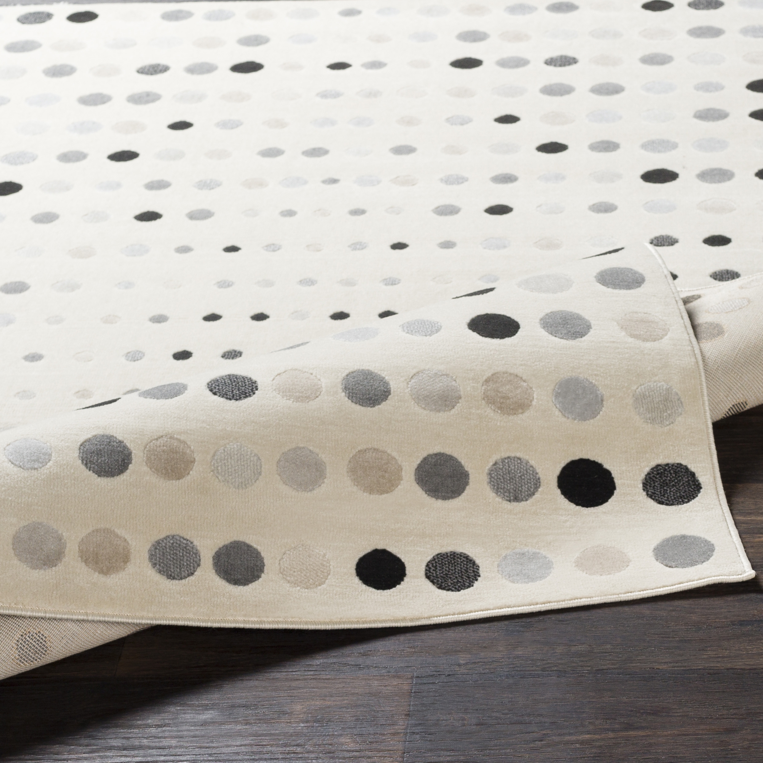 City Gray Indoor 2' x 2'11" Machine Woven Rug - Image 4