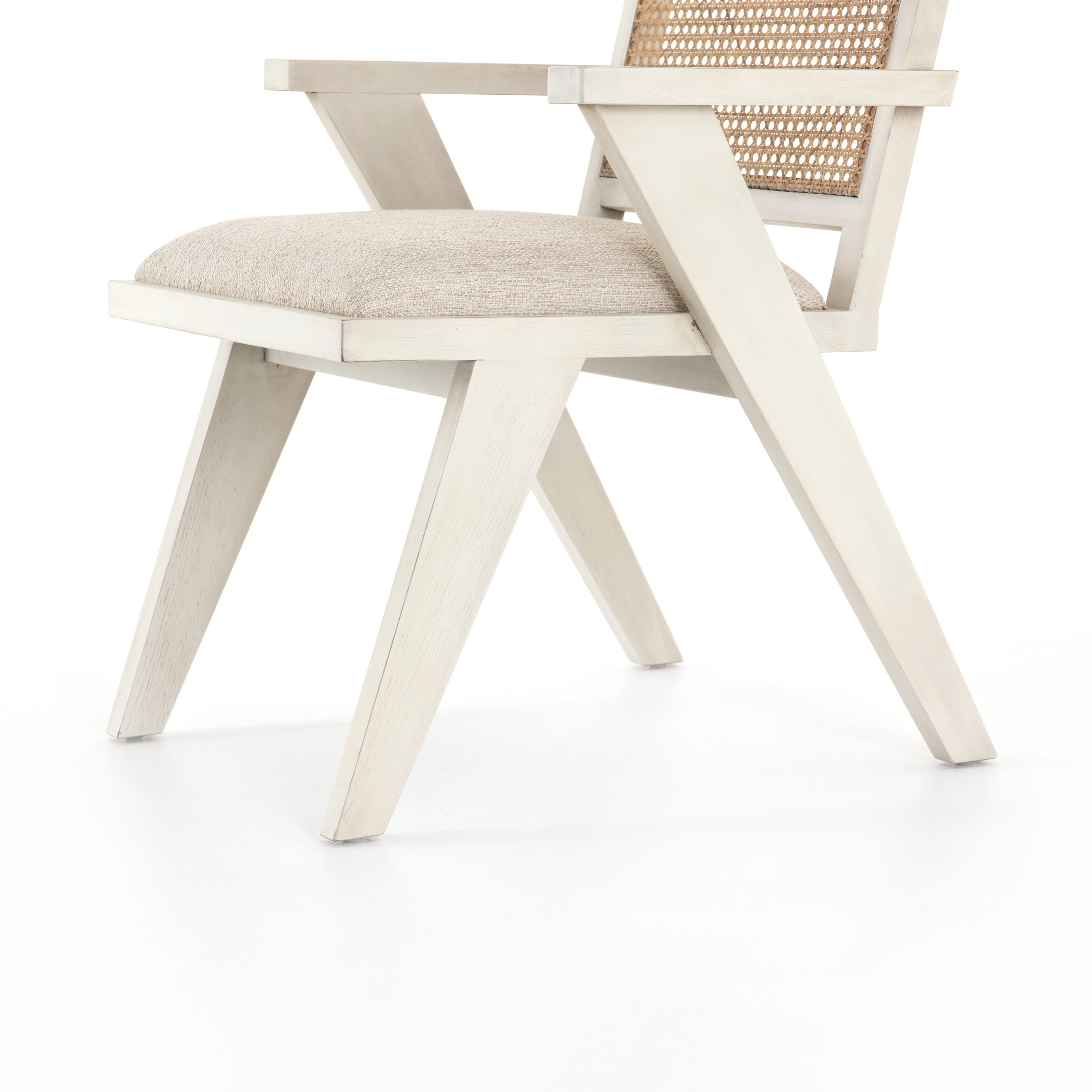 Flora Dining Chair-Distressed Cream - Image 2