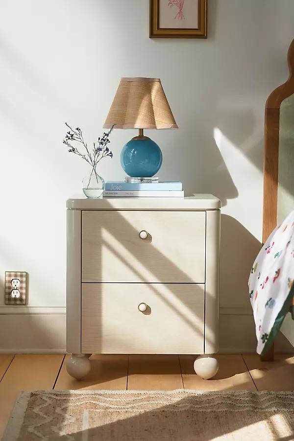 Tasha Two-Drawer Nightstand - Image 0