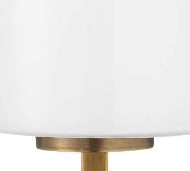 Cynthia Wall Sconce, Antique Brass and Gray Frosted Glass - Image 3