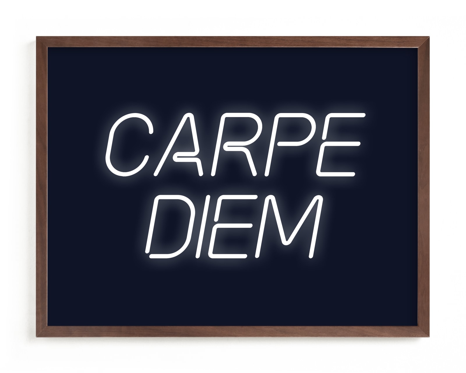 Neon Carpe Diem Open Edition Fine Art Print - Image 0
