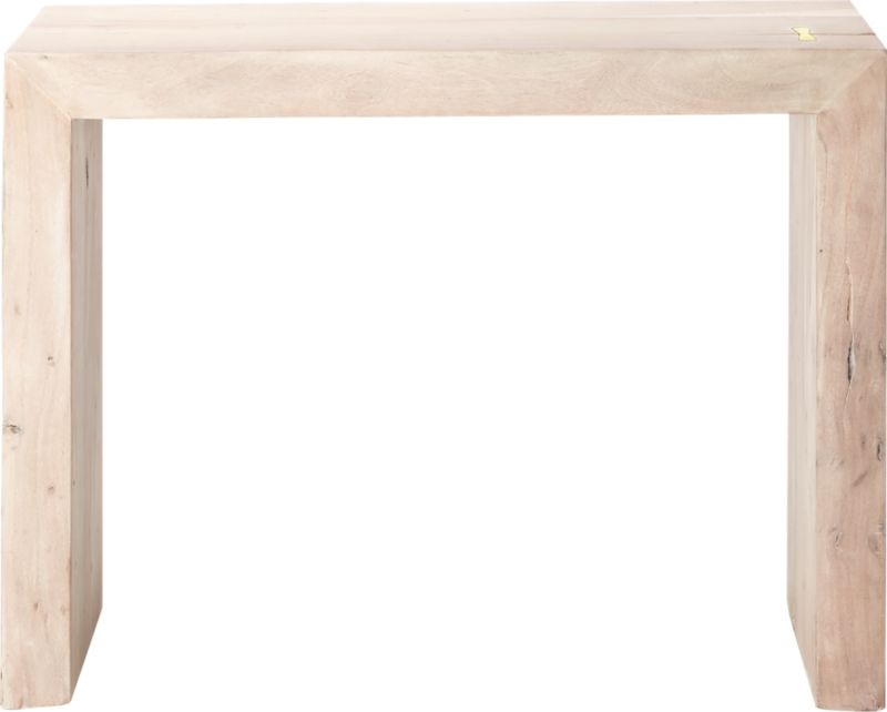 Blanche Bleached Acacia Console Table - Image 1