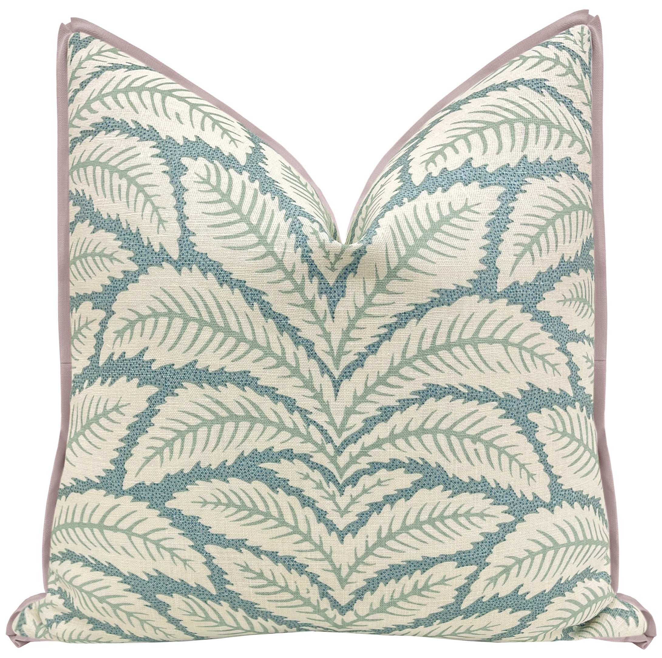 TALAVERA LINEN // AQUA | BRUNSCHWIG & FILS - 14" X 36" / BUTTERFLY FLANGE / Chartreuse - Image 1