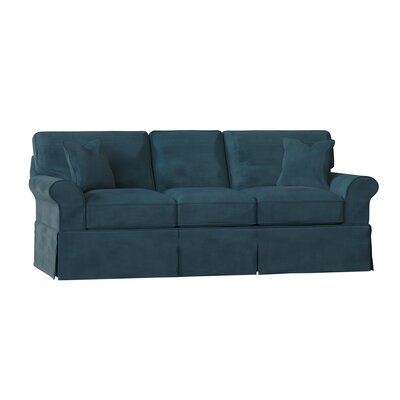 Casey 88" Rolled Arm Slipcovered Sofa - Image 0