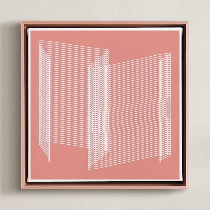 Pink And Lines Limited Edition Fine Art Print 2 - Image 0