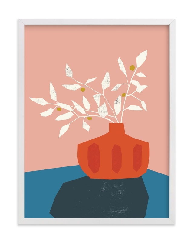 Mid Century Vase Limited Edition Fine Art Print 1 - Image 0