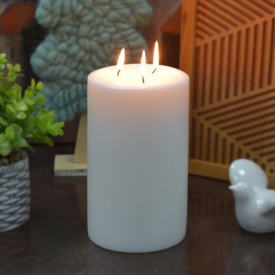 Unscented Pillar Candle - Image 0