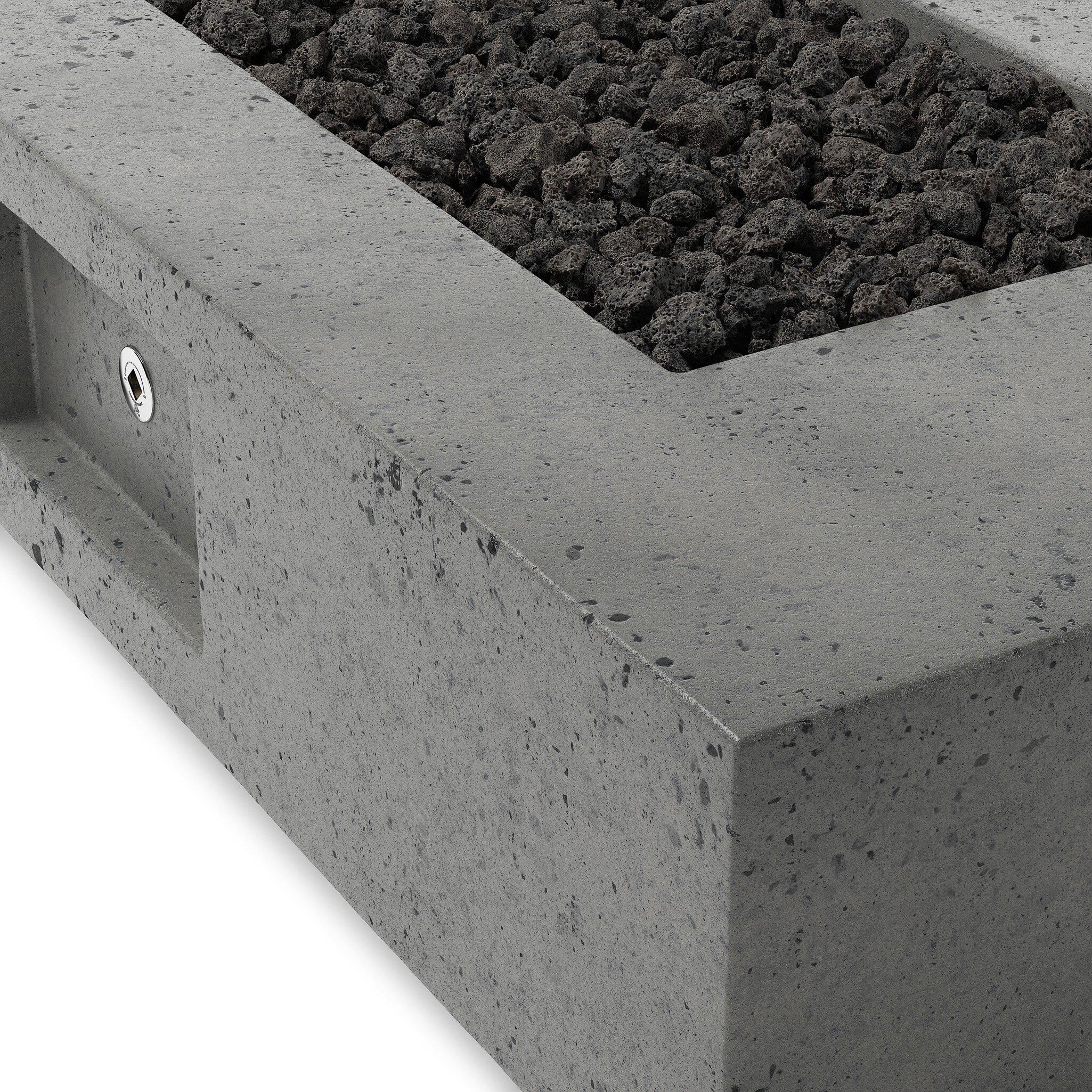 Kenton Outdoor Fire Table - Pewter Concrete - Image 2