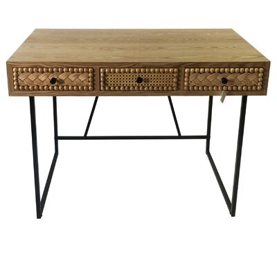 Balin Boho Wooden Desk - Image 0