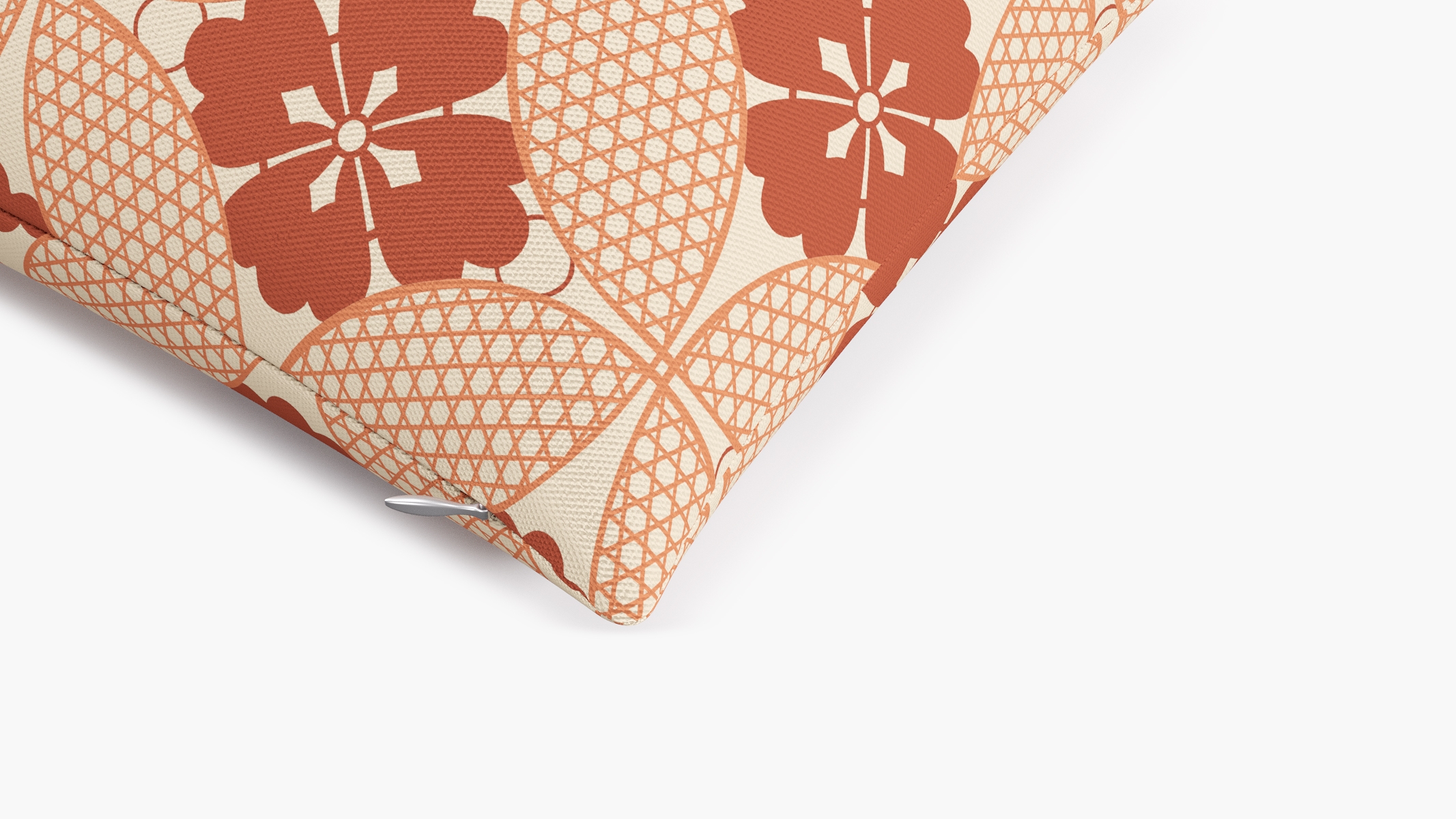 Throw Pillow 14" x 20", Coral Solaire, 14" x 20" - Image 1