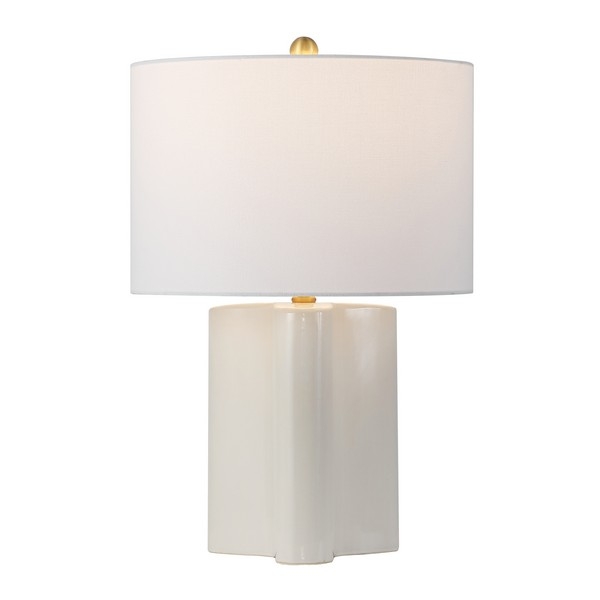 Anessa 23" Table Lamp - Cream/Brass - Image 2
