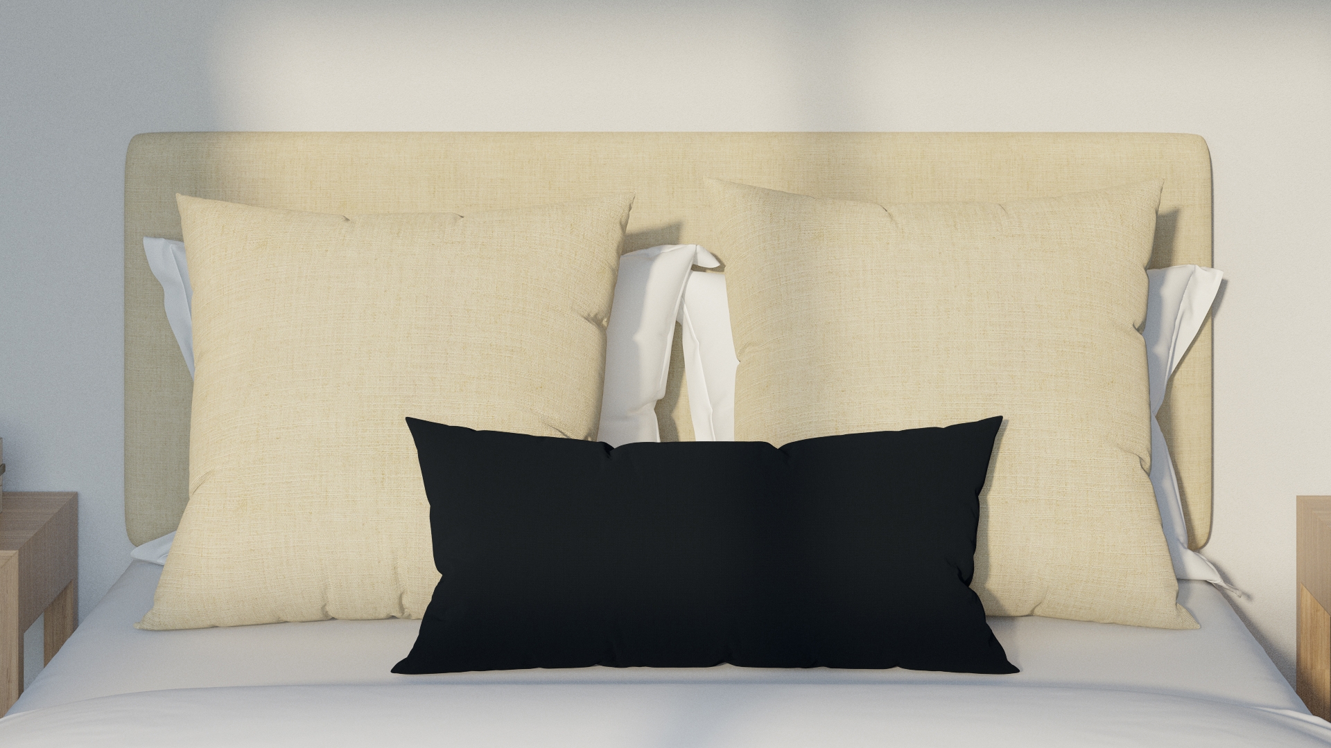 Throw Pillow 14" x 30", Navy Everyday Linen, 14" x 30" - Image 2