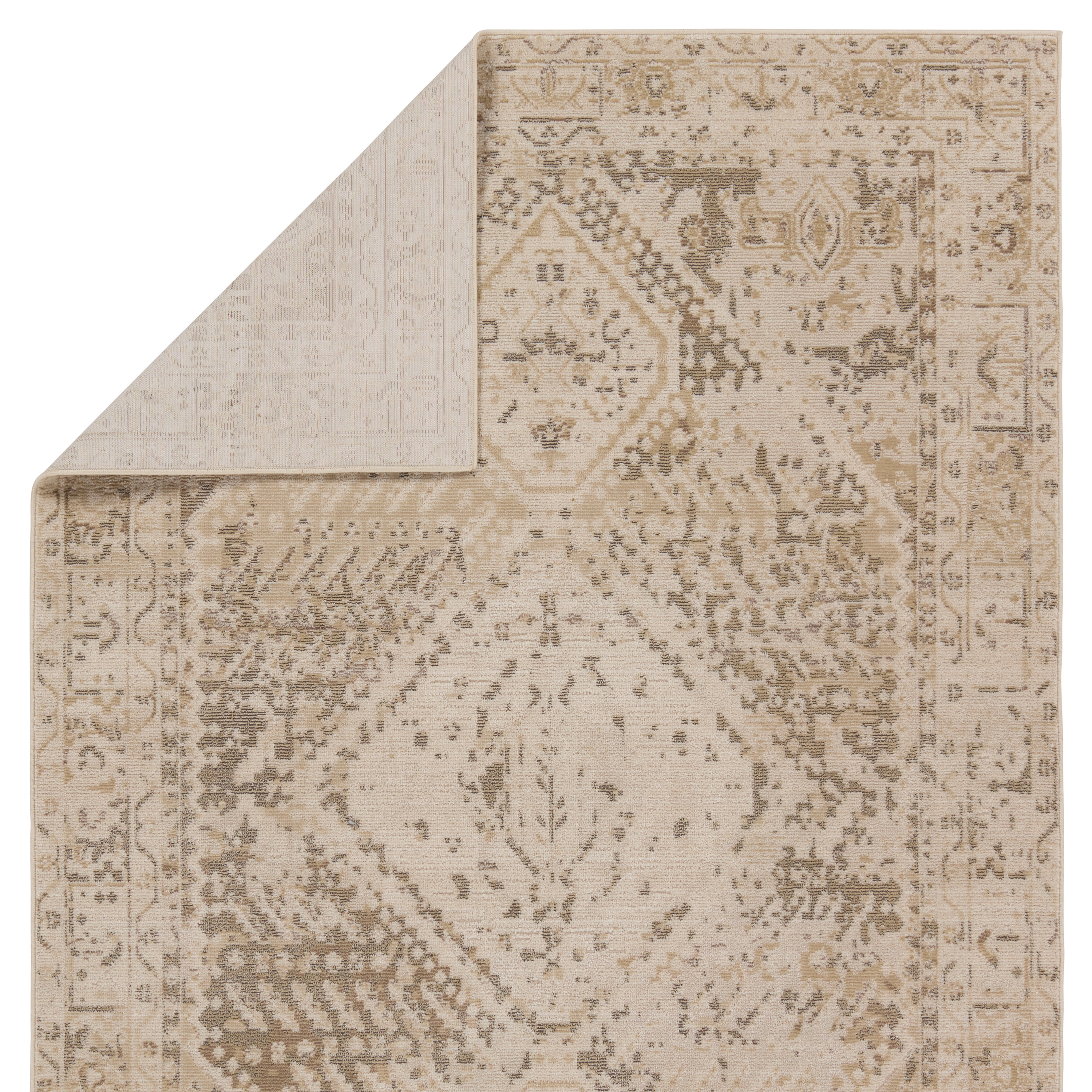 Vibe by Rush Indoor/Outdoor Medallion Beige/ Tan Area Rug (8'X10') - Image 2