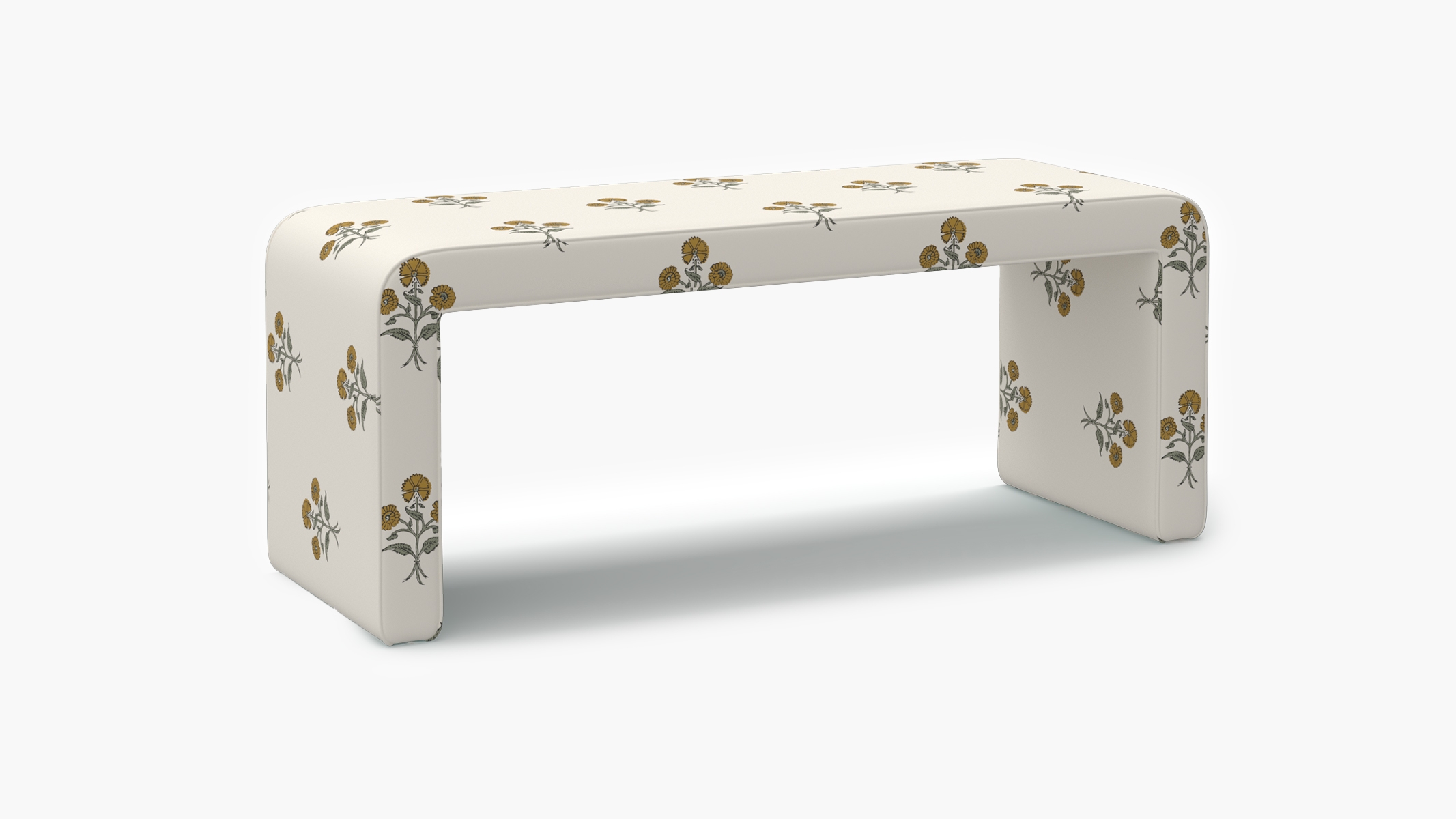 Waterfall Bench, Marigold Delphine - Image 1