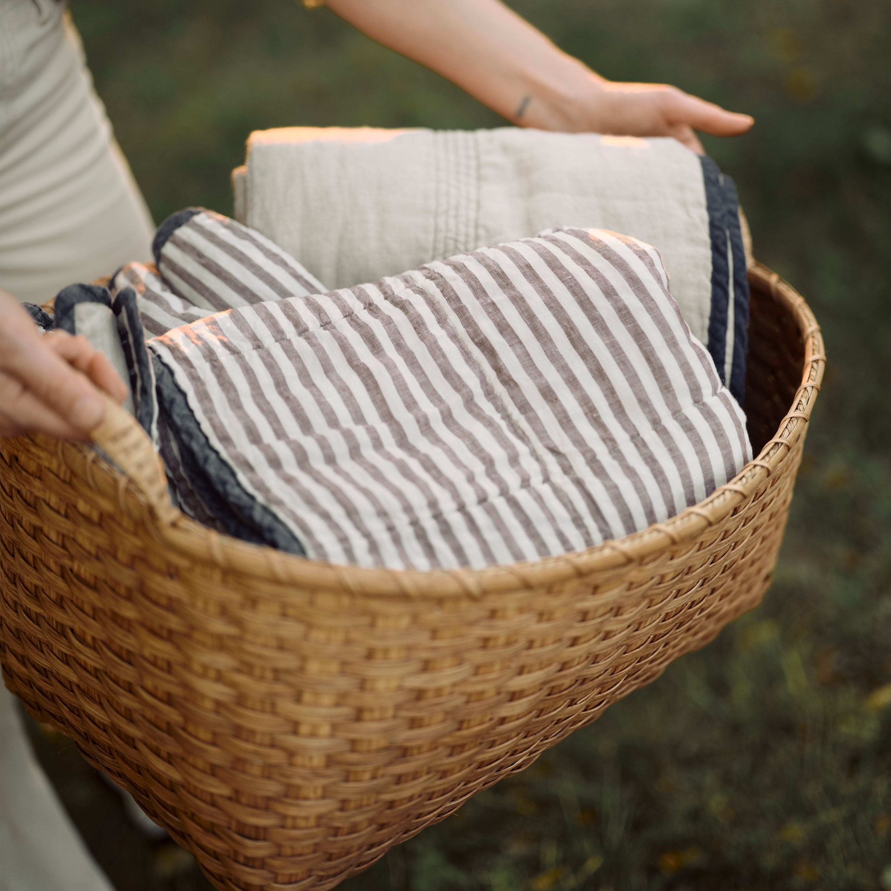 The Citizenry Bristol Quilted Throw | Sand - Image 4