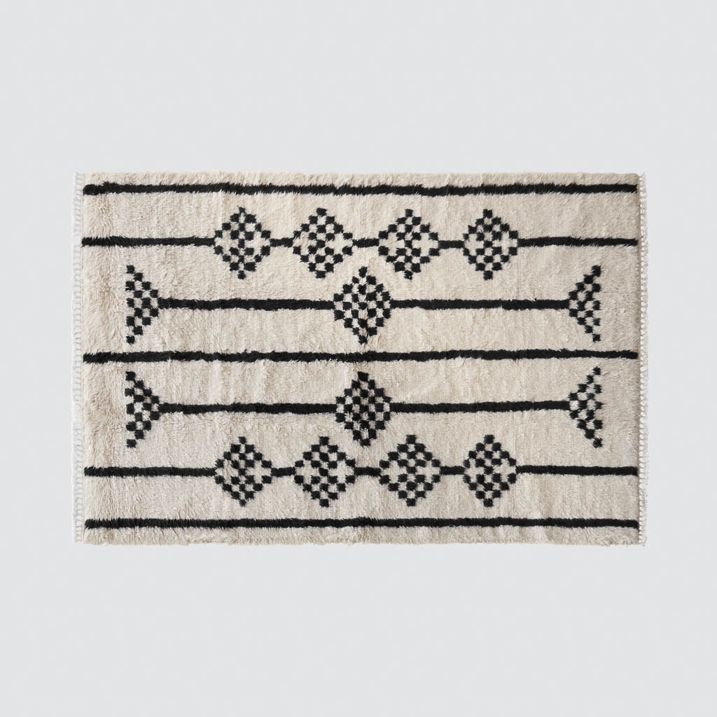 The Citizenry Ediz Hand-Knotted Area Rug | 8' x 10' | Black - Image 3