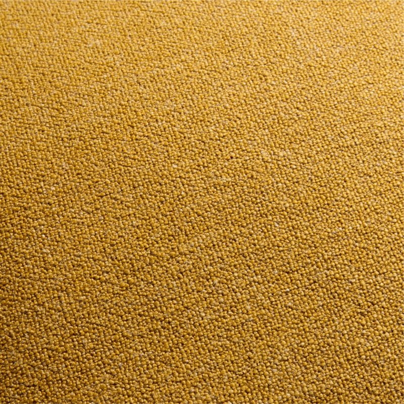 Strada Dull Gold Tweed Italian Wool Throw Pillow Cover 20"x20" - Image 1