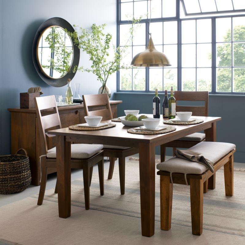 Basque Honey Wood Dining Chair - Image 7