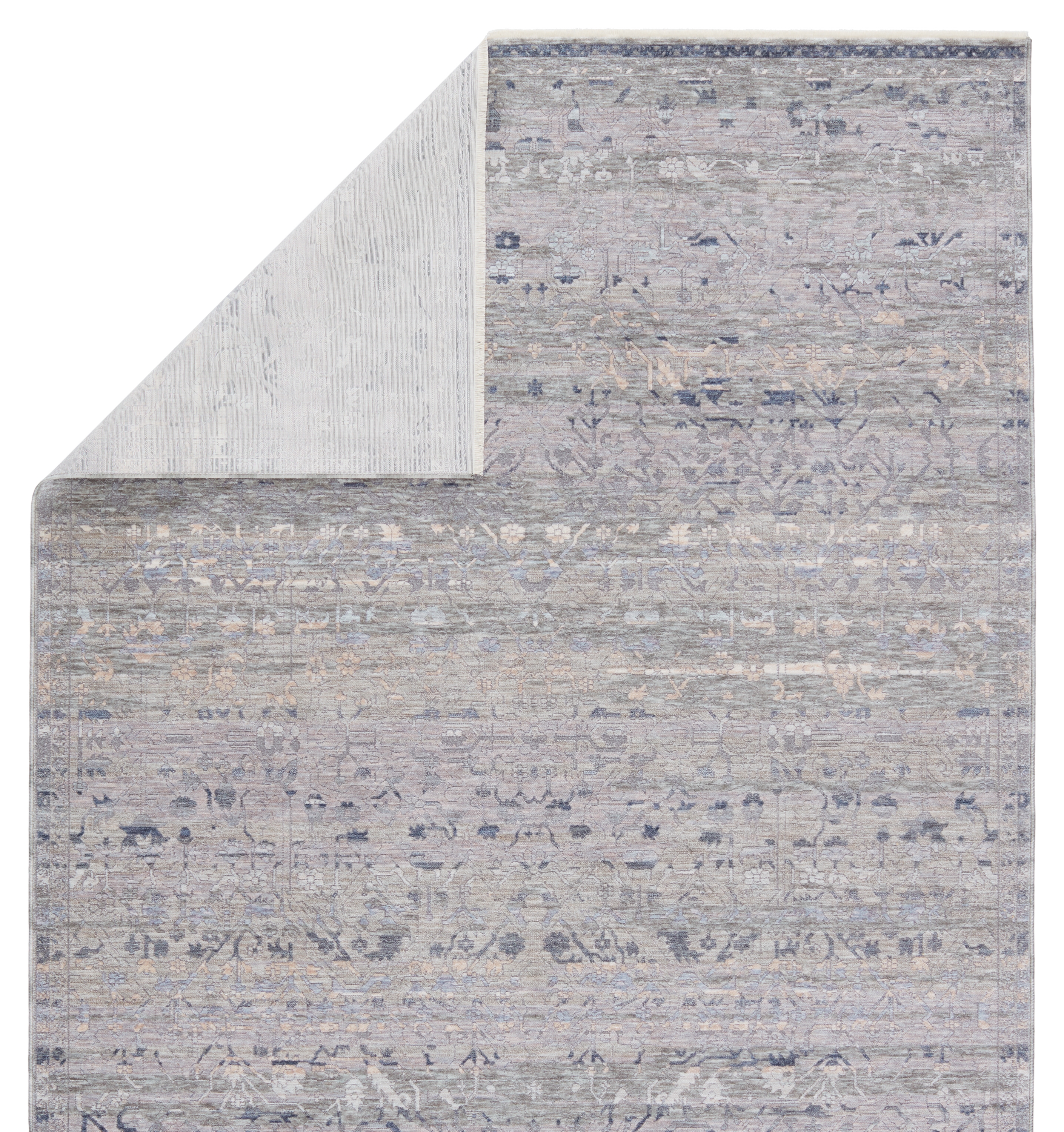 Evolet Oriental Blue/ Gray Area Rug (8'X10') - Image 2