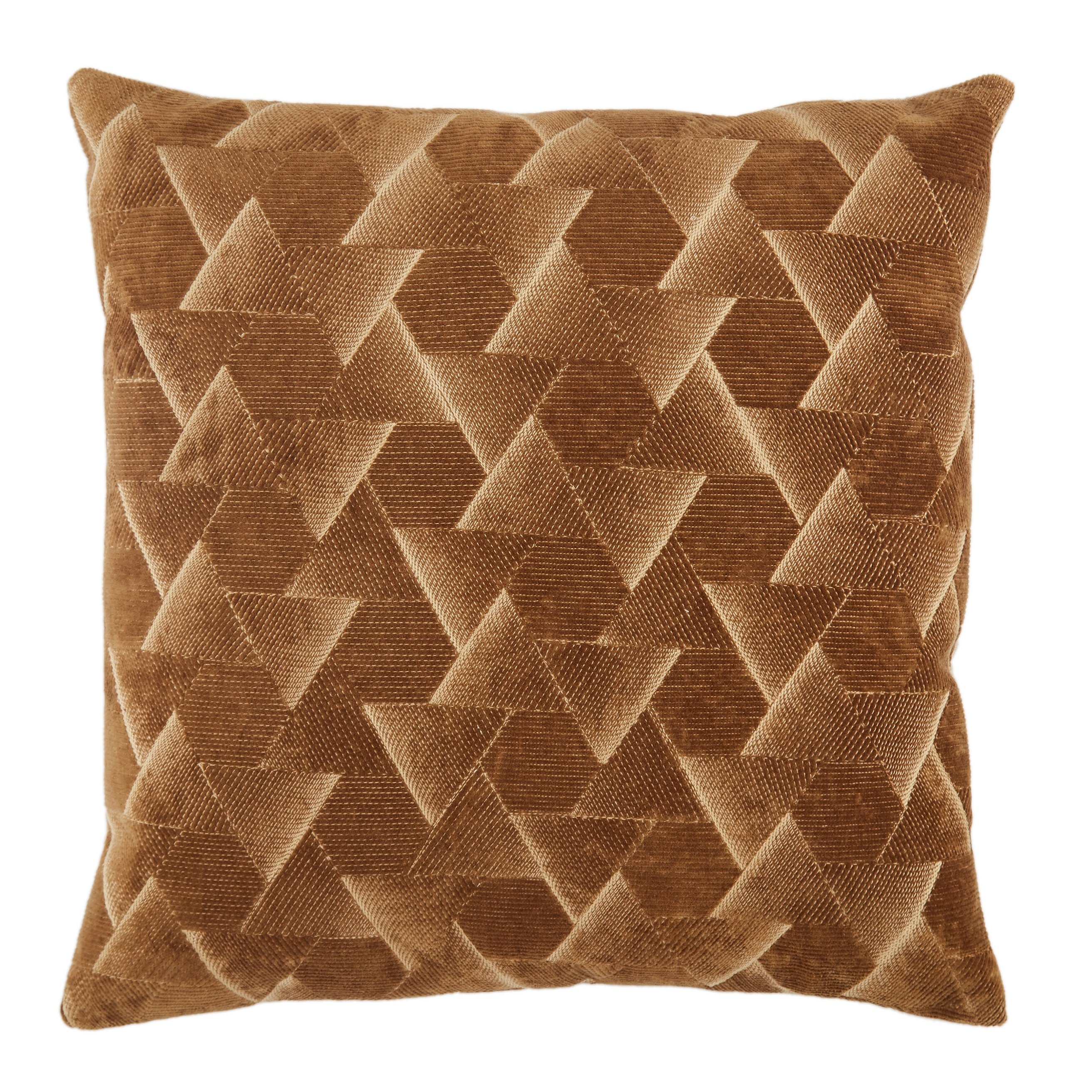 Design (US) Brown 22"X22" Pillow - Image 0