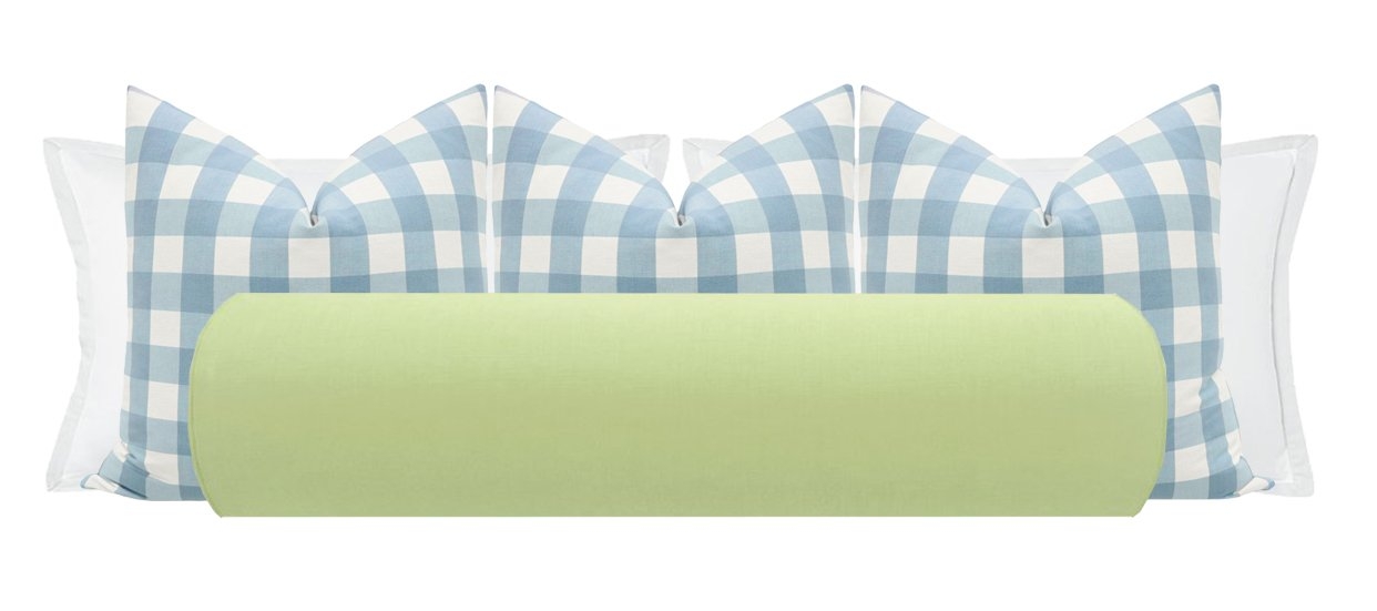 CHARLESTON CHECK // POWDER BLUE - BY THE YARD - Image 4