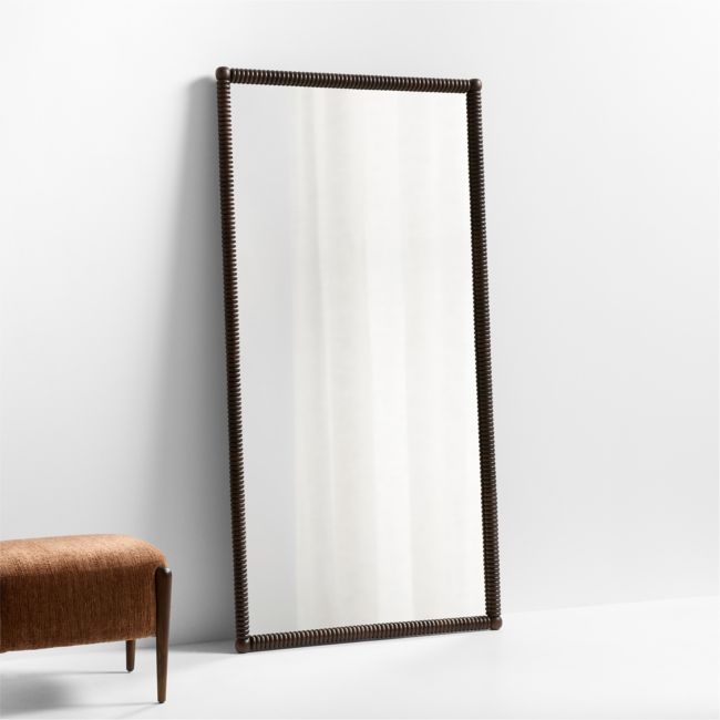 Dunmore Rectangle Wood Floor Mirror 72"x36" - Image 0