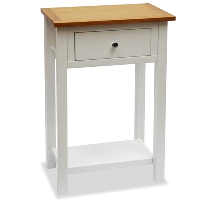 Prentice Solid Wood End Table with Storage - Image 0