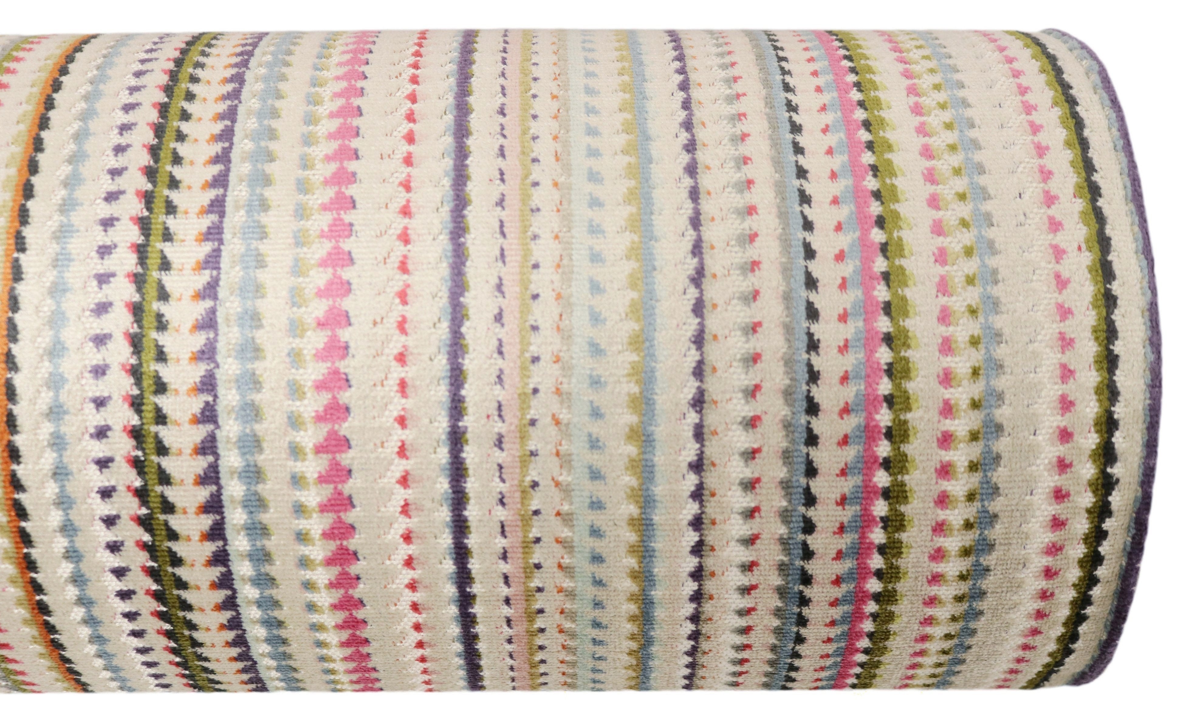 THE BOLSTER :: TRIBECA CUT VELVET // MULTI - BY THE YARD - Image 3