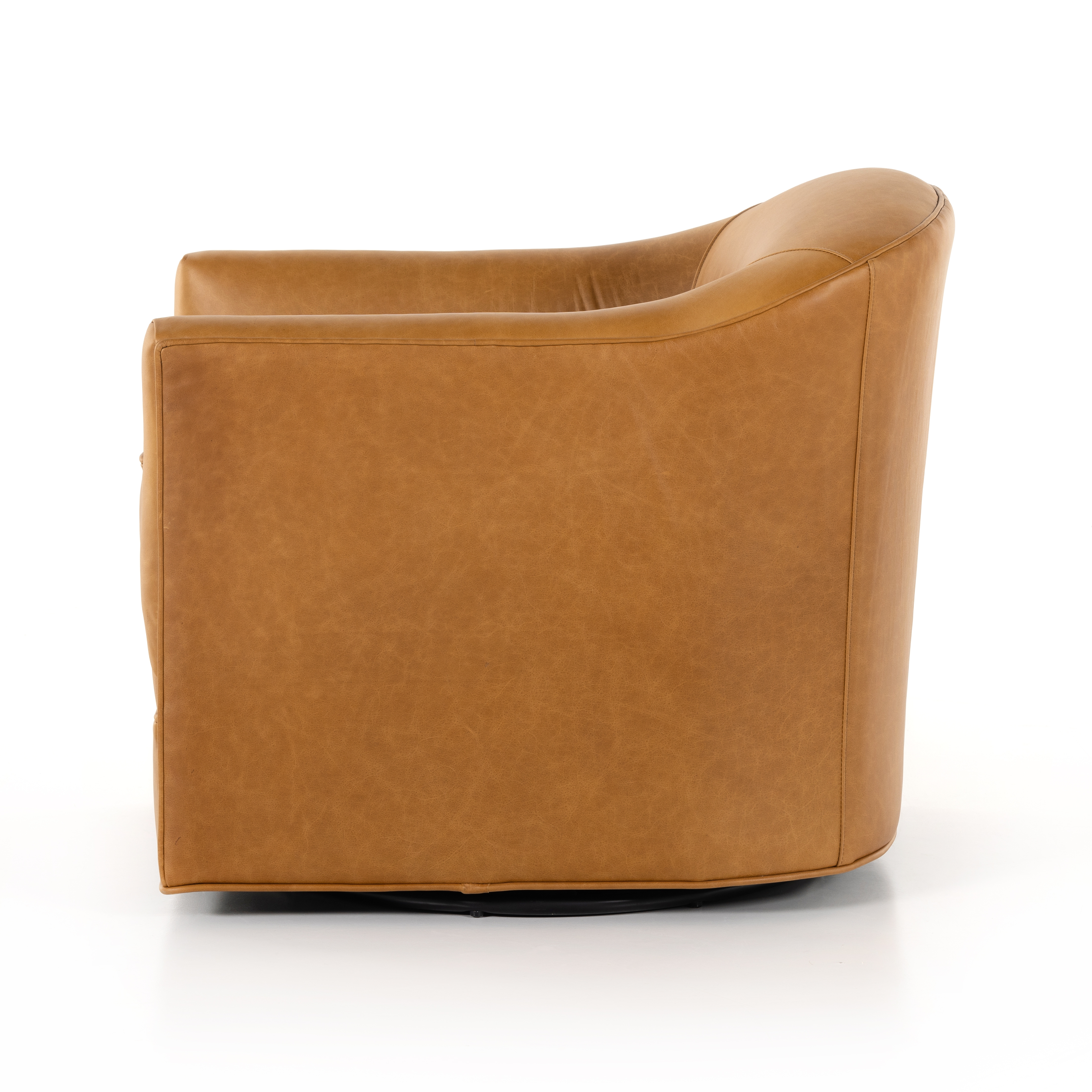 Quinton Swivel Chair - Osorno Camel - Image 3