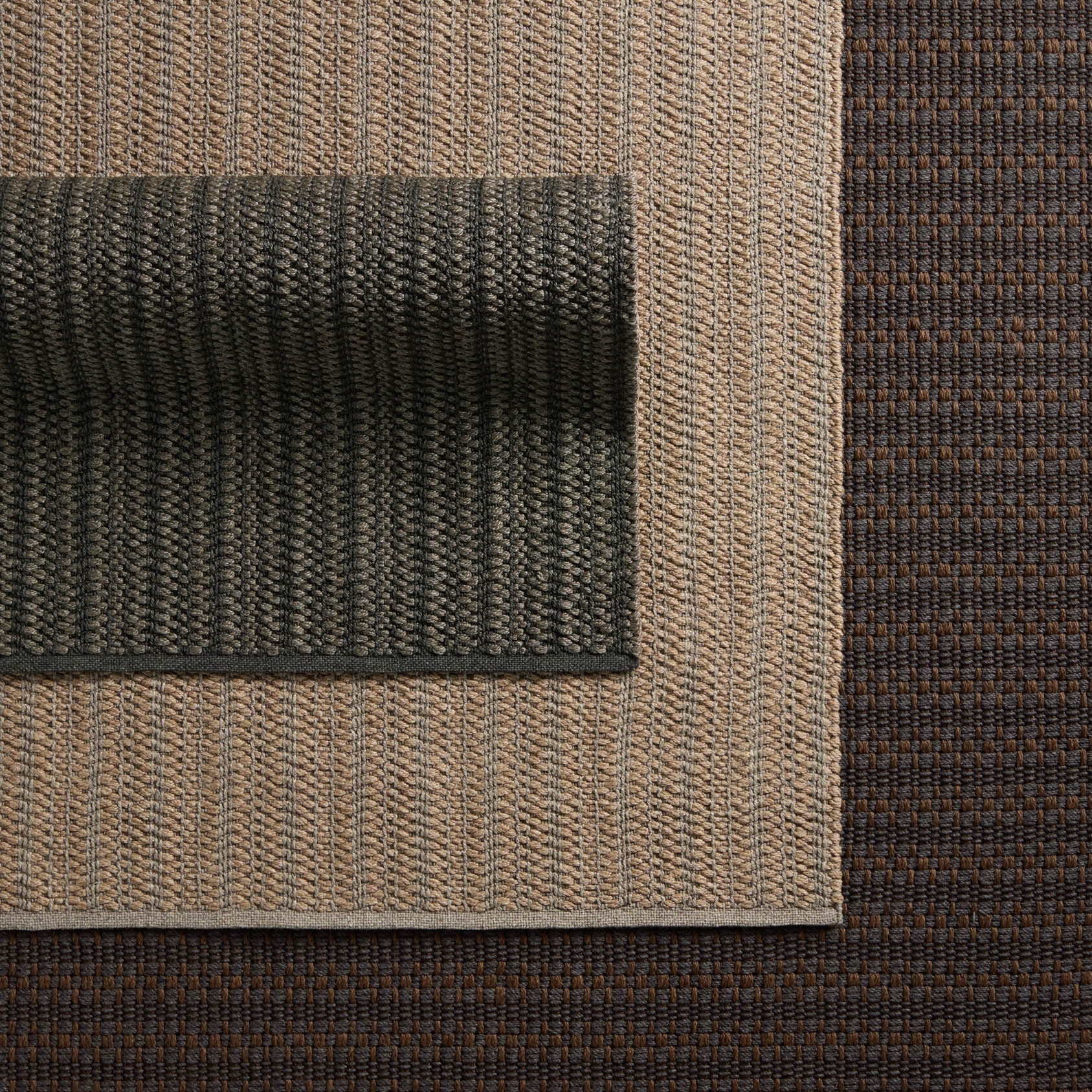 Elmas Handmade Indoor/Outdoor Striped Tan/Gray Area Rug (4'X6') - Image 5