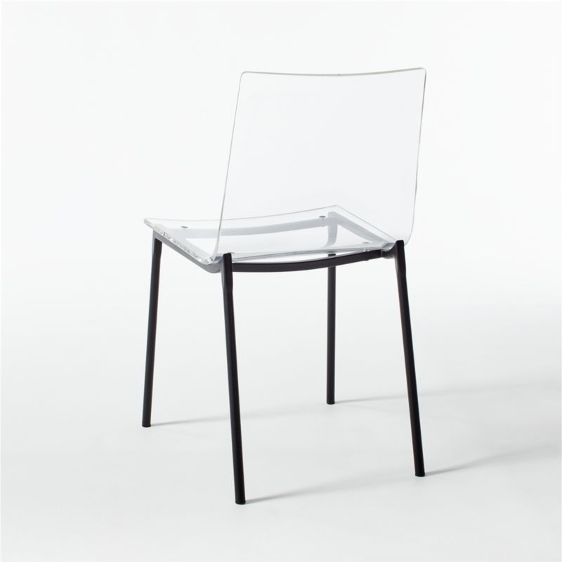 Chiaro Clear Chair Black - Image 4