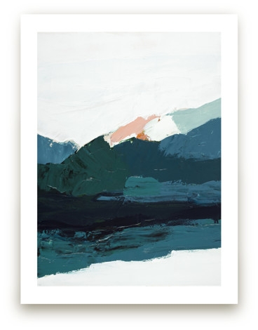 Abstract Alaskan Bay Open Edition Fine Art Print - Image 0