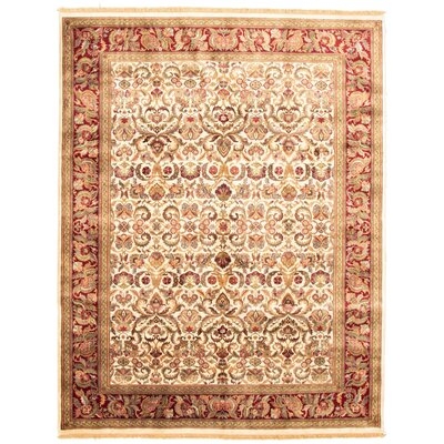 One-of-a-Kind Hand-Knotted New Age Sultanabad Ivory 9' x 11'8" Wool Area Rug - Image 0