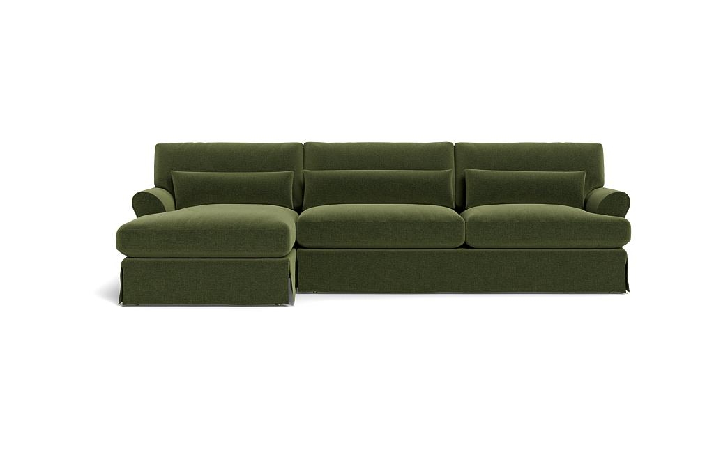 Maxwell Slipcovered Sectional Sofa with Left Chaise by Apartment Therapy - Image 0
