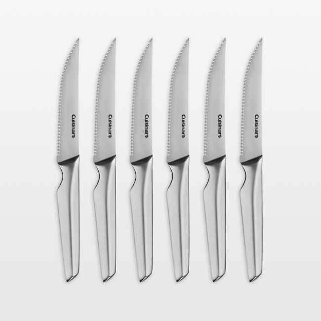Cuisinart ® Elite Stainless Steel 6-piece Steak Knife Set - Image 0