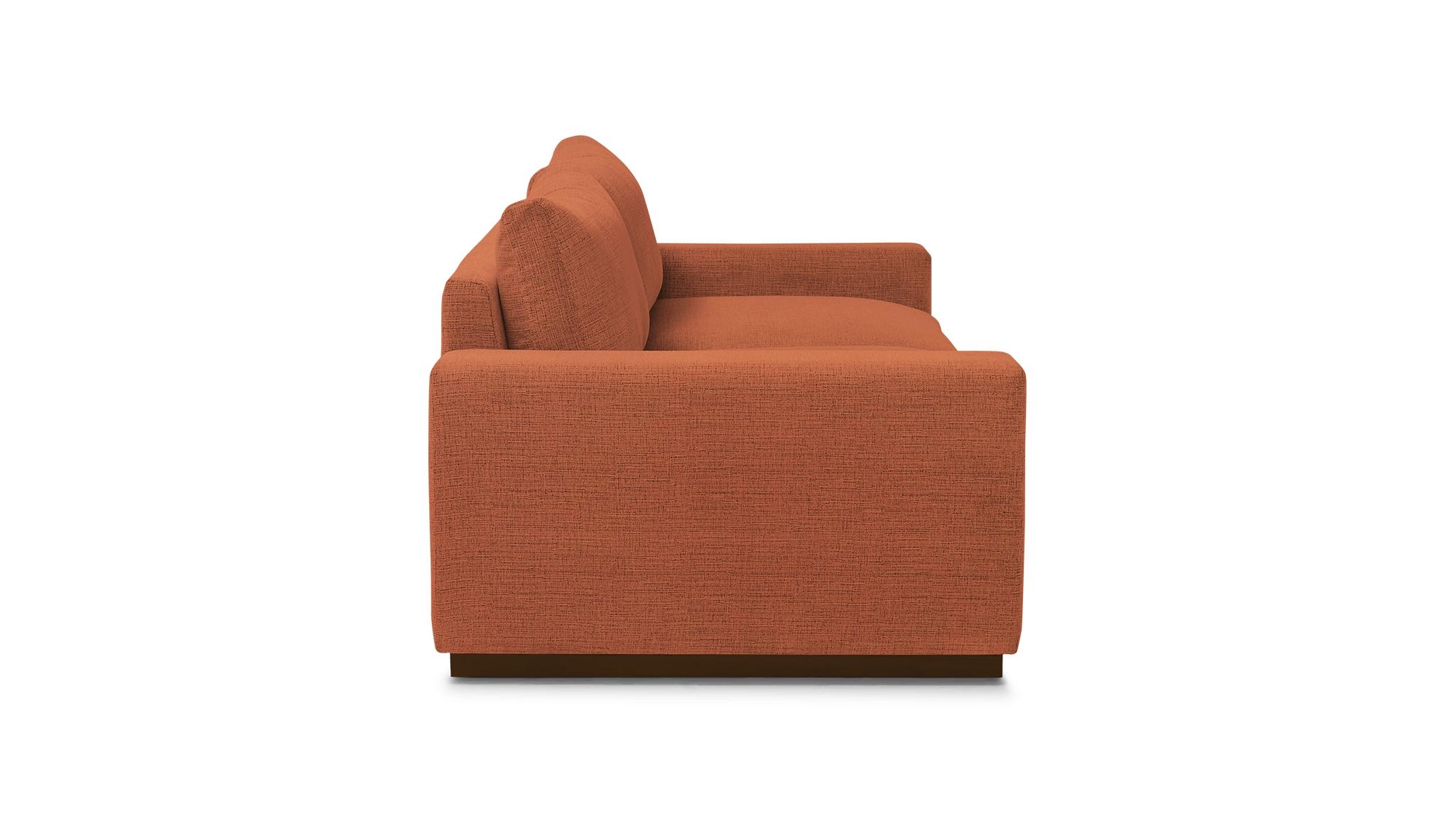 Pink Holt Mid Century Modern Sofa - Plush Terra Rose - Mocha - Image 2