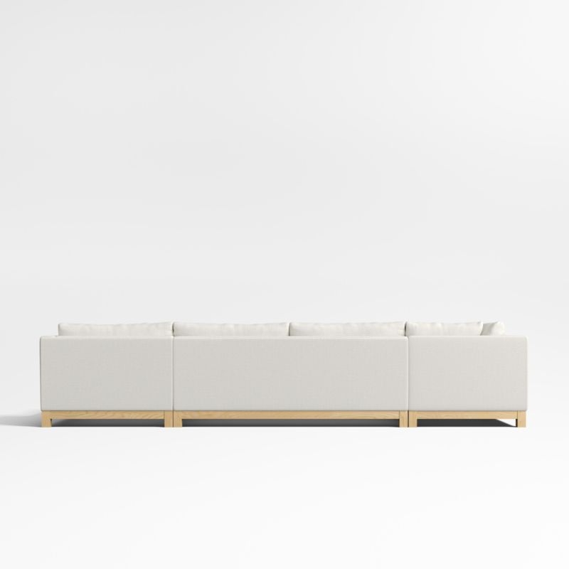 Pacific Wood 4-Piece L-Shaped Sectional Sofa - Image 3