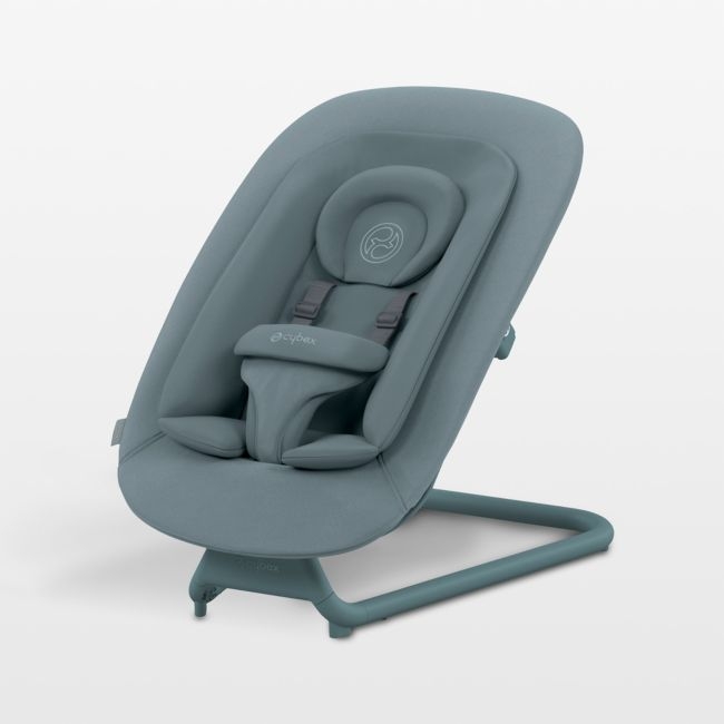 CYBEX Stone Blue Lemo 2 Baby Bouncer Chair - Image 0