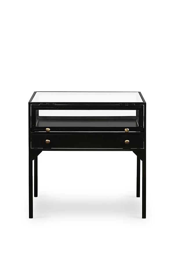 Shadow Box Tempered Glass End Table - Image 0