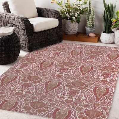 Diggines MAUVE Outdoor Rug By Bungalow Rose - Image 0