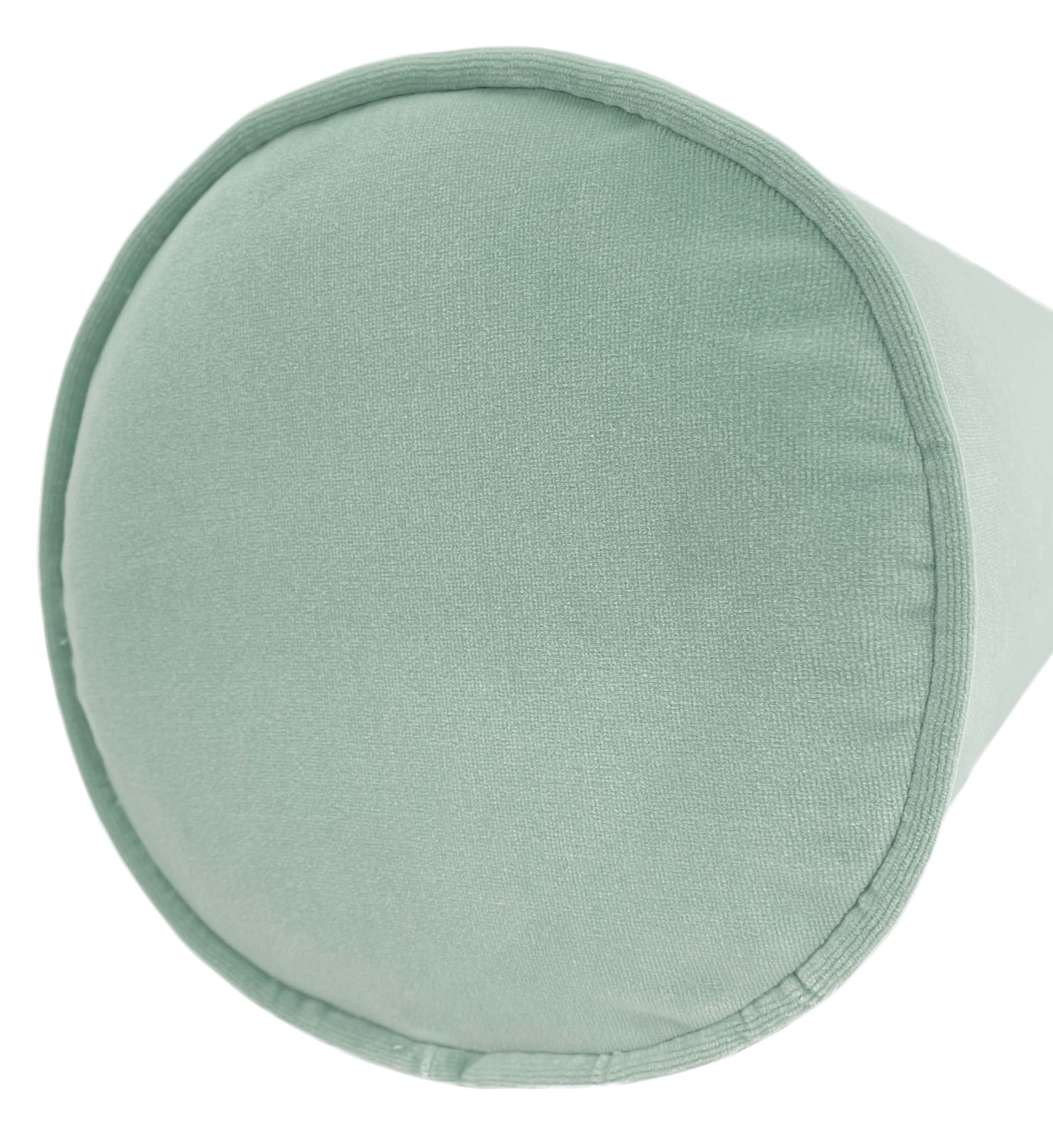 THE BOLSTER :: STUDIO VELVET // SEA BLUE - TWIN // 9" X 24" - Image 1