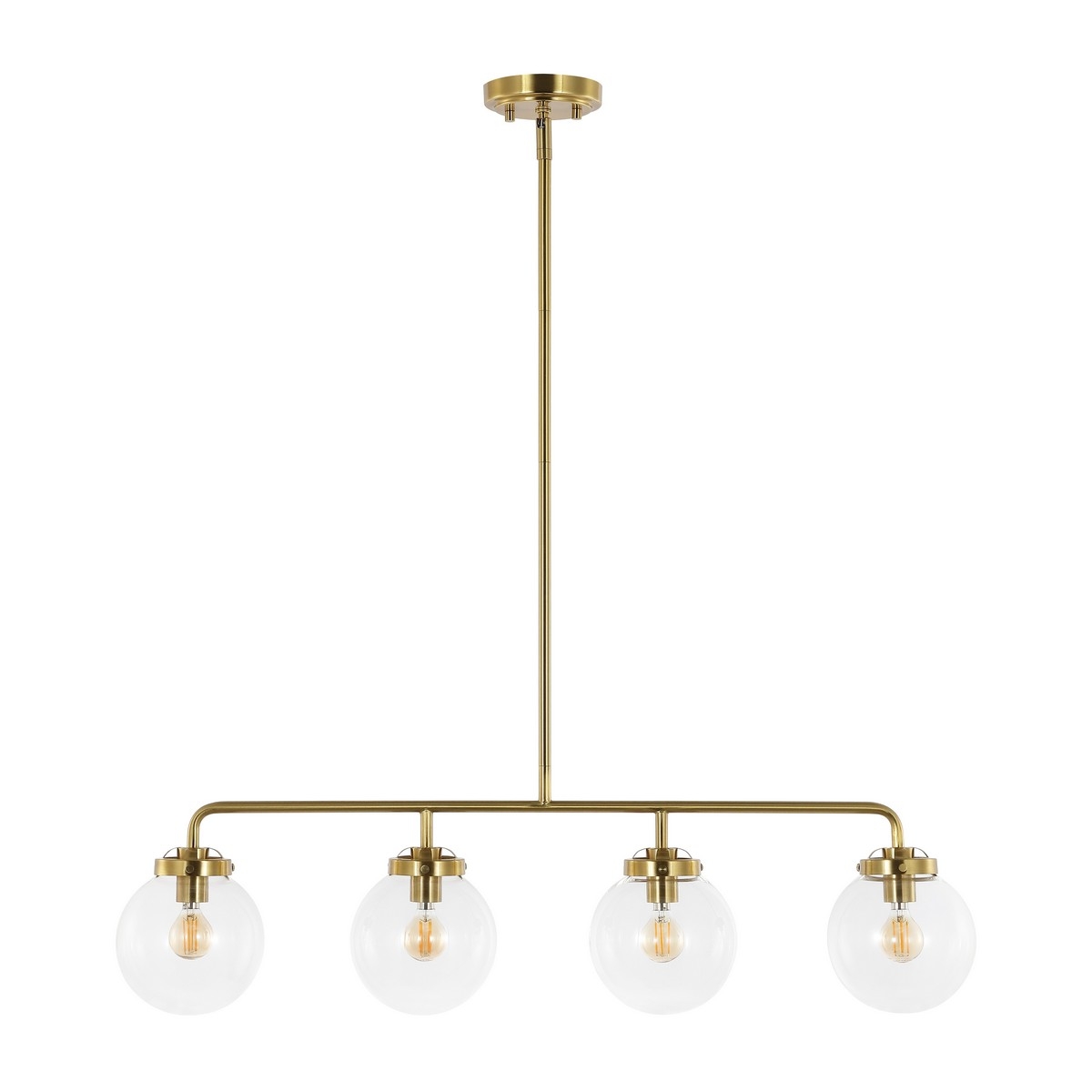 Markle 4Lt 18" Pendant - Brass - Safavieh - Image 0