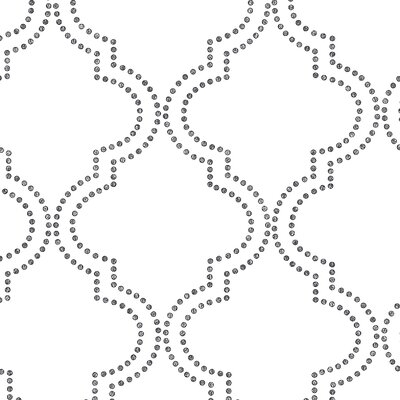 Tarbox 33' x 20.5" Quatrefoil Wallpaper Roll - Image 0